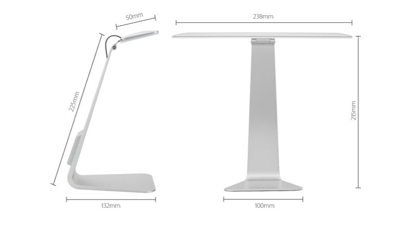 Folding ultra-thin LED charging desk lamp