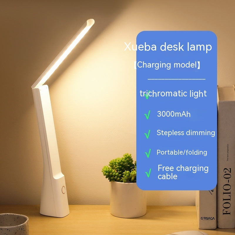 Rechargeable Folding Touch Table Lamp LED Eye Protection Learning Light